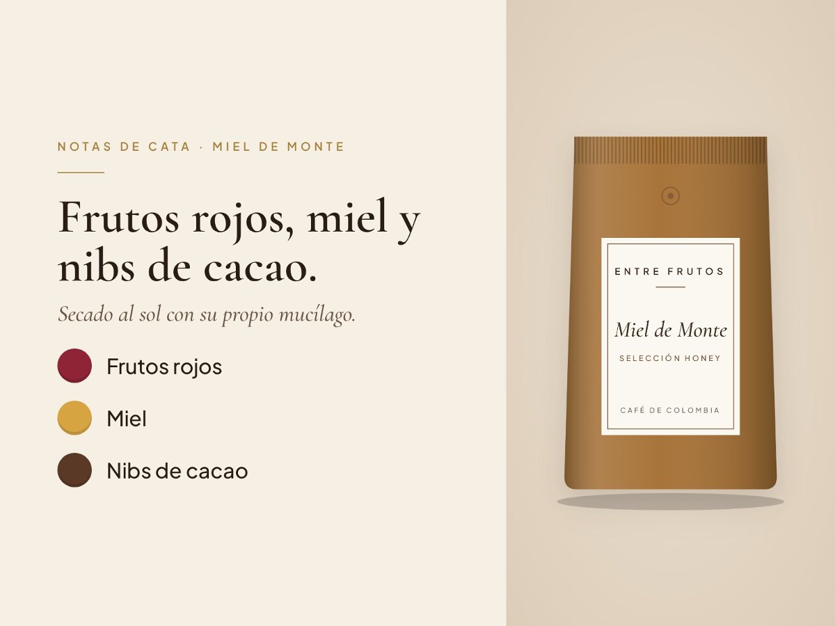 Café Miel de Monte molido 250 g de Valle del Cauca, Colombia — foto 3