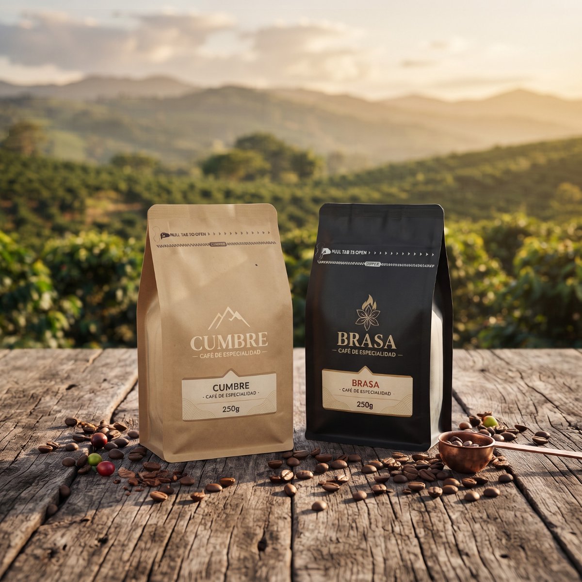 Café Duo Pack Bronce molido 500 g de Jamundí, Colombia